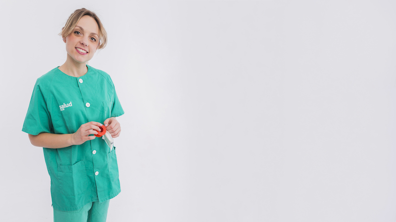 Sjuksköterska porträtt